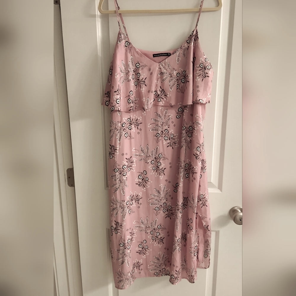 Abercrombie floral sundress pink XL